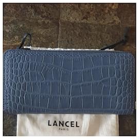 Lancel-Wallets-Navy blue