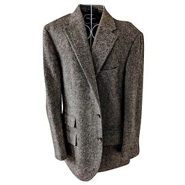 Ralph Lauren Blazer Grau Hellbraun