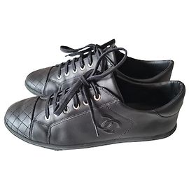 Baskets Chanel  43FR Excellent État Noir