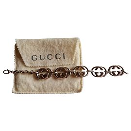 Gucci GG em prata de lei 925 + chaveiro Prata