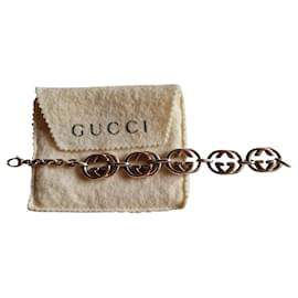 Gucci-GG em prata de lei 925 + chaveiro-Prata