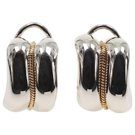 Tiffany & Co-TIFFANY & CO 14K Gold Silver Earrings-Multiple colors