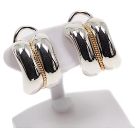 Tiffany & Co-TIFFANY & CO 14K Gold Silver Earrings-Multiple colors