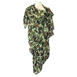 Junya Watanabe-Junya Watanabe Camouflage-Kleid-Mehrfarben
