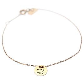 VANRYCKE BRACCIALE ESPRIMI UN DESIDERIO 15.5-17 CM IN ORO ROSA 18K+BOX GIOIELLO ORO D'oro