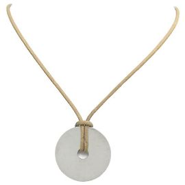 DINH VAN COLLANA CIONDOLO PI CINESE 40MM ARGENTO STERLING 925 collana d'argento Argento