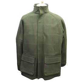 NEW BARBOUR COAT WITH REMOVABLE LINING TARTAN MOTIF XL 56 WOOL JACKET COAT Khaki