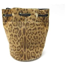 Jerome Dreyfuss-HANDBAG JEROME DREYFUSS BUCKET POPEYE LEOPARD LEATHER PONY SHOULDER BAG-Other
