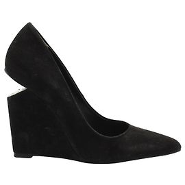 Alexander Wang Zeppe in camoscio nero Nero