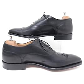 Church's-NEW CHURCH'S SHERBORNE RICHELIEU SHOES 9F 43 BLACK LEATHER SHOES-Black