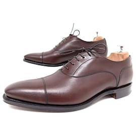 Church's-NEW CHURCH'S SHELDON RICHELIEU SHOES 09F 43 BROWN LEATHER BROWN SHOES-Brown