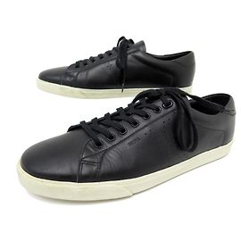 Céline NEUE CELINE TRIOMPHE TR-SCHUHE01l 46 SNEAKERS AUS SCHWARZEM Kalbsleder Schwarz
