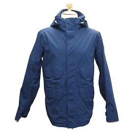 NEW CANADA GOOSE MEAFORT COAT 5611MB SIZE L 42 BLUE NYLON JACKET COAT Navy blue