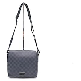 Louis Vuitton-LOUIS VUITTON DISTRICT PM SADDLEBAG DAMIER GRAPHITE CANVAS N41260 Bandoulière-Grey