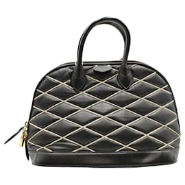 Louis Vuitton-Malletage Alma PM Bag-Black