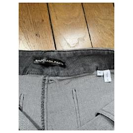 Balenciaga-Jeans skinny Balenciaga grigi-Grigio