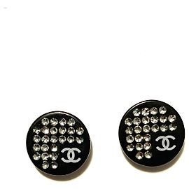 Chanel Orecchini rotondi blu navy Blu navy