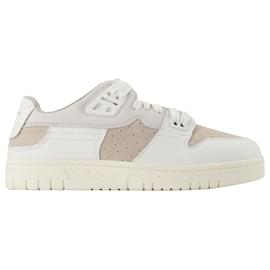 Acne-08Sthlm Low Es Mix M Sneakers - Acne Studios - White - Leather-White