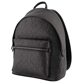 Coach-Charter 24 Bagpack - Coach - Black - Leather-Black