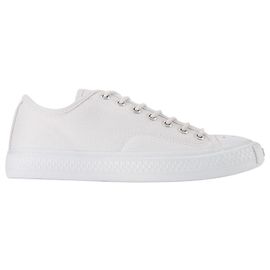 Baskets Ballow Tag W - Acne Studios - Blanc Optique - Coton Blanc