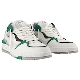 Autre Marque-Area Lo Sneakers - Axel Arigato - White/Green - Leather-Green