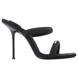 Sandali Julie - Alexander Wang - Nylon - Nero Nero