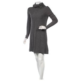 Robe en cachemire Allude grise Gris