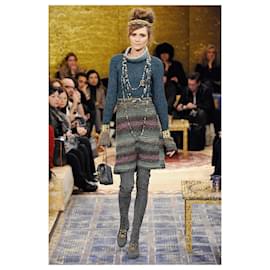 Chanel-Desfile París/Vestido Byzance-Multicolor