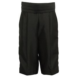 Zimmermann Calça Capri preta com faixa na cintura Preto