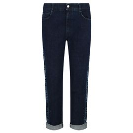 Stella Mc Cartney Jeans Stella McCartney con banda laterale e logo Blu
