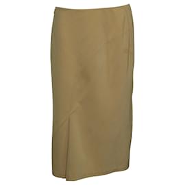 Jil Sander Beige Midirock Fleisch