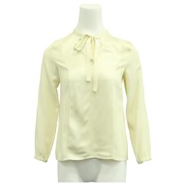 Red Valentino-Cream Long Sleeved Top-Other