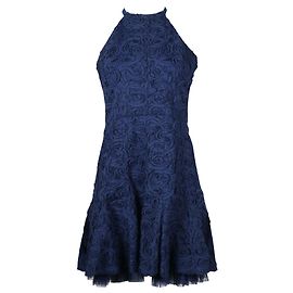 Bcbg Max Azria Mini robe bleue à col licou Bleu