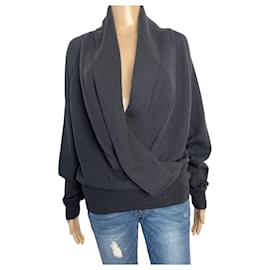 Reiss Blanche Strickpullover Schwarz Schwarz