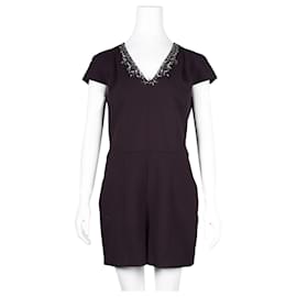 Ted Baker-Purple Romper with Crystal Embellishments-Purple