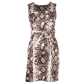 Calvin Klein Stretch-Midikleid mit Schlangenmuster Andere