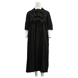 Comme Des Garcons-Black Short Sleeve Cape-Black