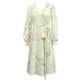 Ted Baker Langärmliges Wickelkleid mit Blumenmuster Andere