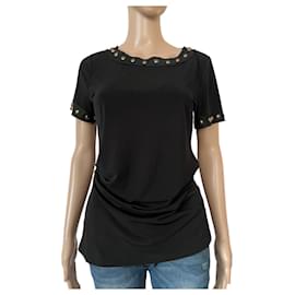 Top Michael Kors de algodón negro Negro