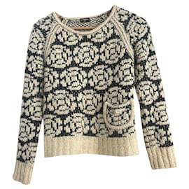 Chanel Strickwaren Beige