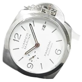 Panerai-PANERAI Luminor Marina1950 3DAY'S 44 MM white PAM01314 unused Mens-Silvery