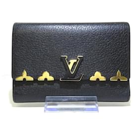 Louis Vuitton-Portefeuille Capucines Compact-Black