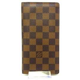 Louis Vuitton-Portefeuille Brazza-Damier ebene