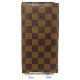 Louis Vuitton-Portefeuille Brazza-Damier ebene