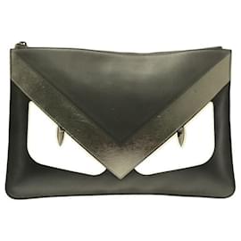 Fendi-Bag Bugs-Black,White,Dark grey