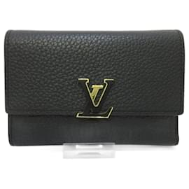 Louis Vuitton-Portefeuille Capucines Compact-Black
