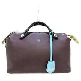 Fendi-Au fait-Noir,Écru,Marron foncé