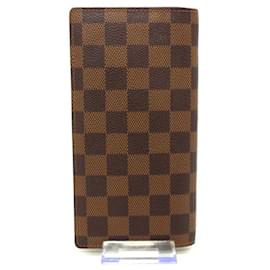 Louis Vuitton-Portefeuille Brazza-Damier ebene