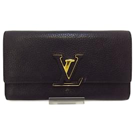 Louis Vuitton-Portefeuille Capucines-Black