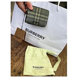 Burberry-Wallets Small accessories-Black,Green,Khaki